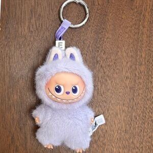 Purple “E” Pin for Love Labubu